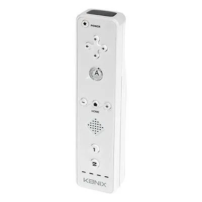 KONIX Manette sans fil Wii/Wii U blanche
