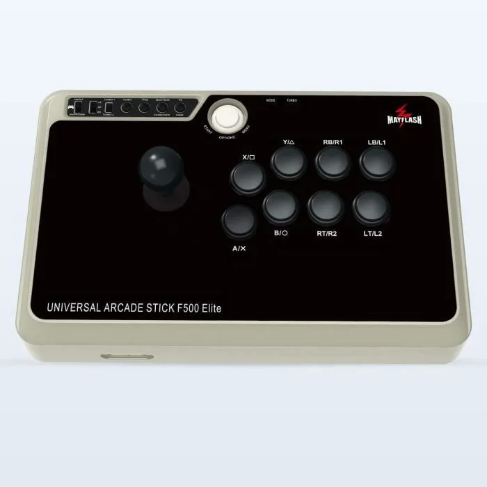 Mayflash Arcade Stick F500 Elite Filaire Noir Sanwa