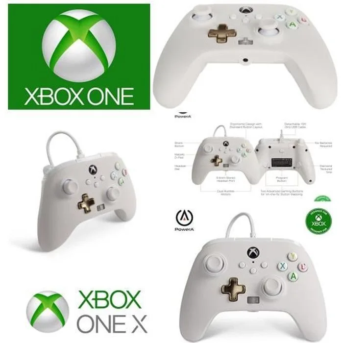 PowerA Wired Controller Blanc Xbox Series X/S PC
