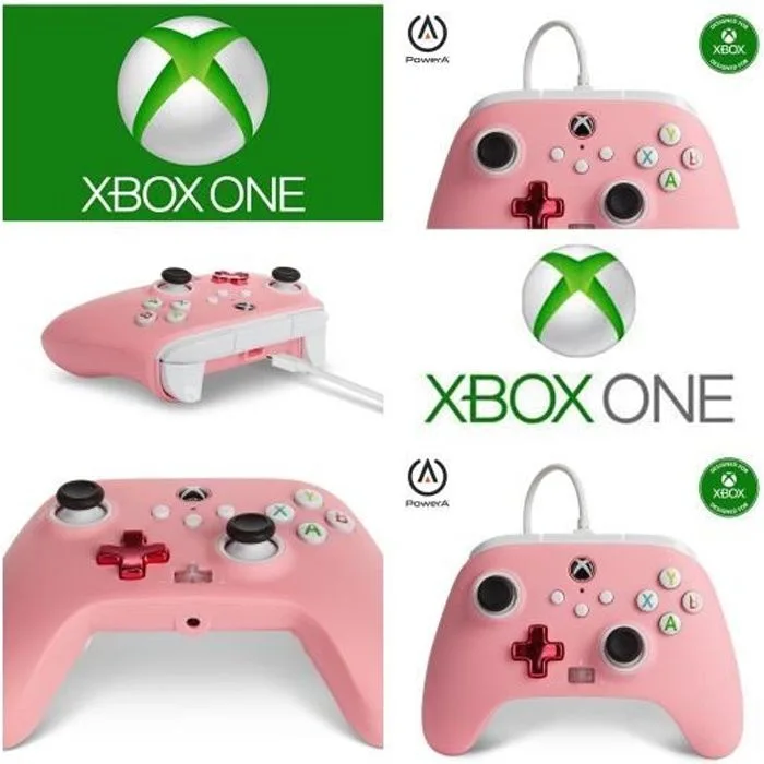 PowerA Manette Filaire Xbox Series X/S Blanche 3m