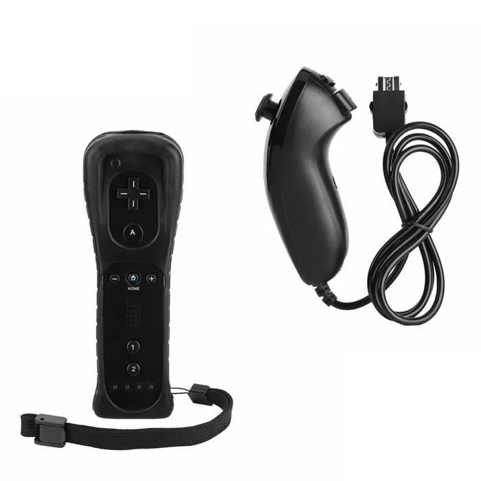 Nintendo Wii Remote + Nunchuk noir/blanc