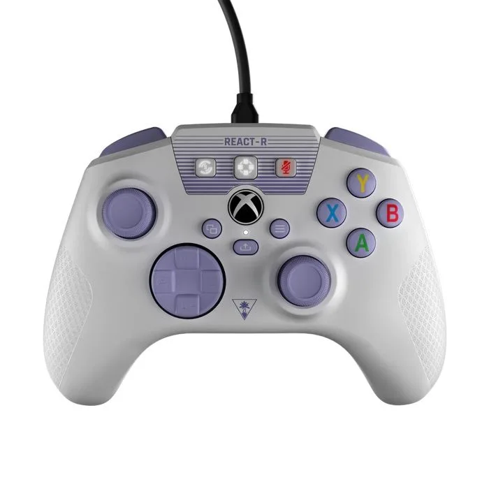 Turtle Beach React-R Manette Filaire Blanc et Violet Xbox/PC