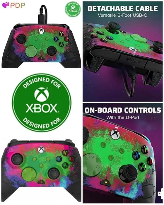 PDP Rematch Space Dust Filaire Xbox One/Series X|S PC