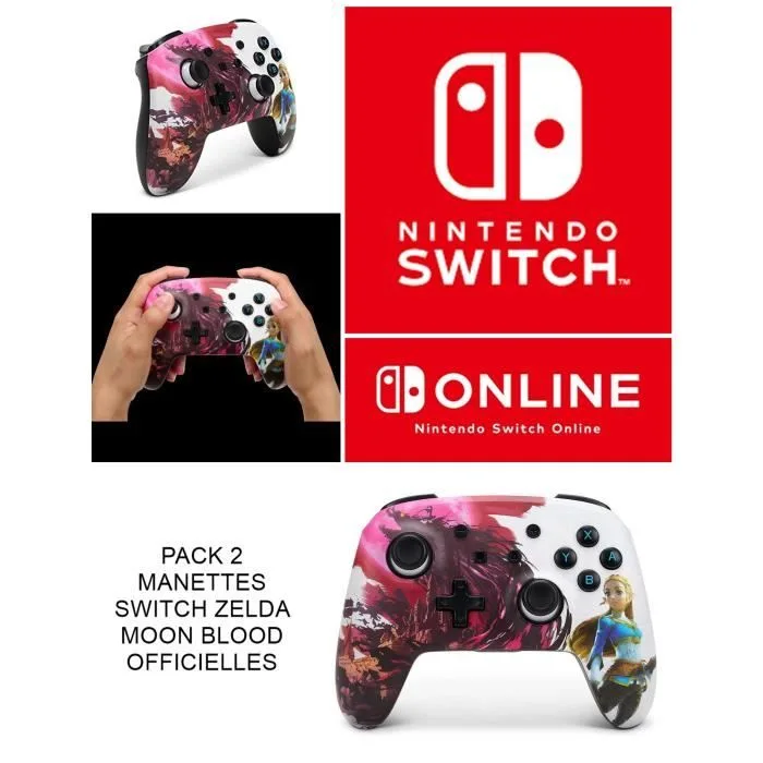 PowerA Enhanced Wireless Controller Zelda Blood Moon