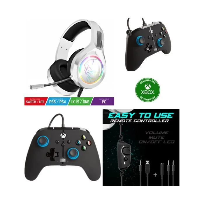PowerA Wired Controller Xbox Blanc