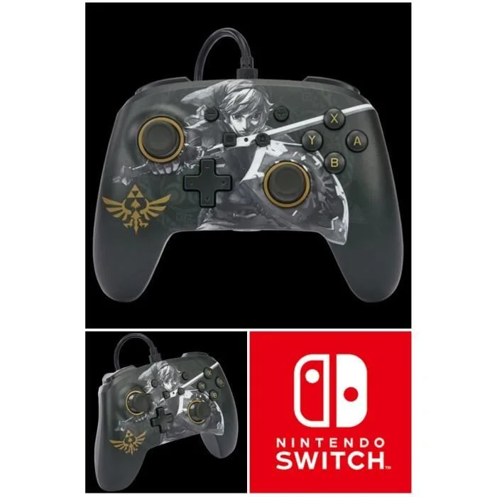 PowerA Zelda Battle-Ready Link Manette Filaire Switch