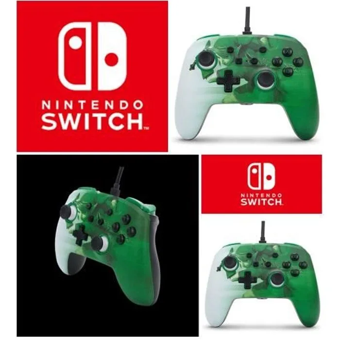 PowerA Heroic Link Edition Zelda Manette Filaire Switch