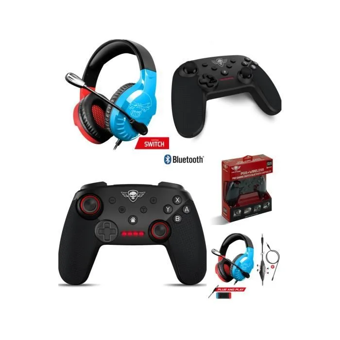 Spirit of Gamer Nintendo Switch PRO GAMING Bluetooth Noir
