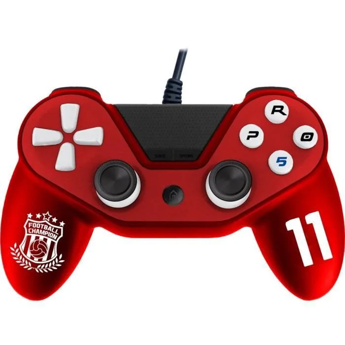 Subsonic Pro 5 Manette PS4 filaire rouge 3 m