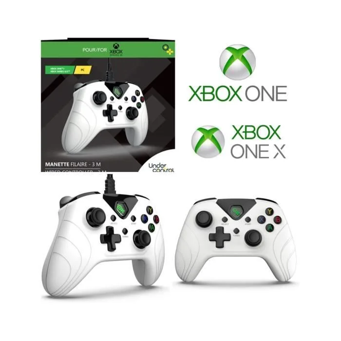 Under Control Manette filaire Xbox One/Series X/S PC Blanche