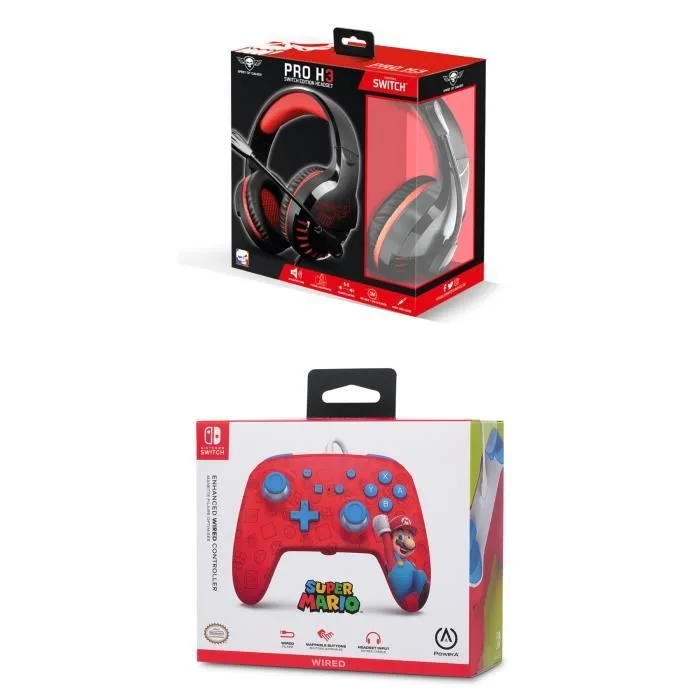 PowerA Manette filaire améliorée Nintendo Switch