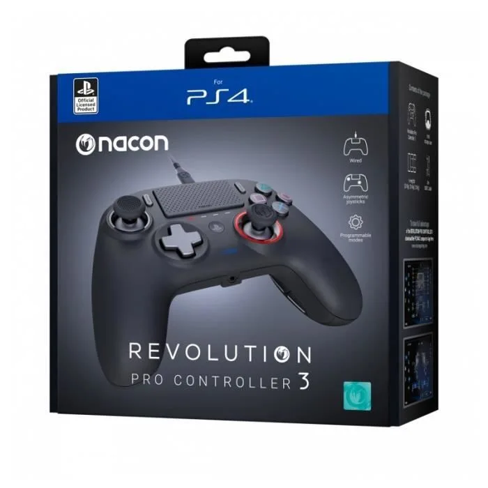 Nacon Revolution Pro Controller 3 Noir PS4/PC Filaire