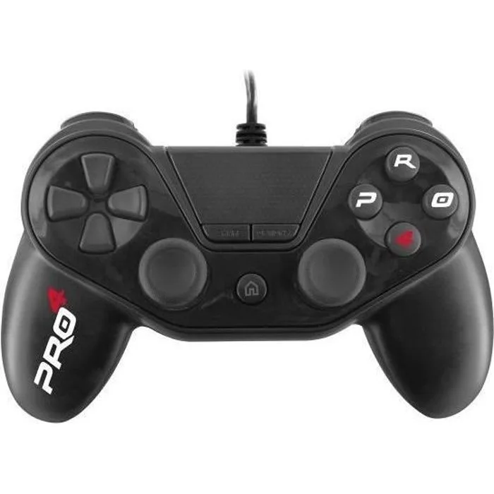 Subsonic Pro4 Black Wired Controller PS4 PS3 PC