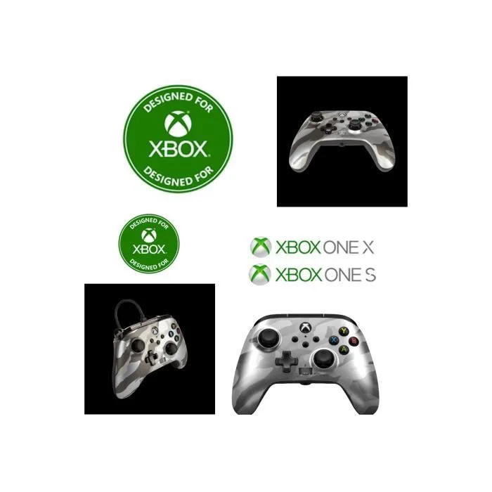 PowerA Manette filaire Xbox/PC Arctic Camo