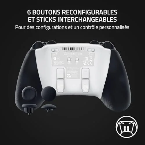 Manette Razer Wolverine V2 Pro Blanc PS5/PC - vue 7