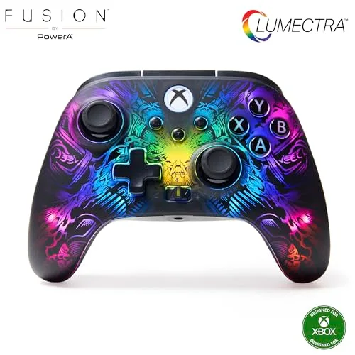 PowerA Fusion Pro Lumectra manette sans fil Xbox Series X/S PC Noir