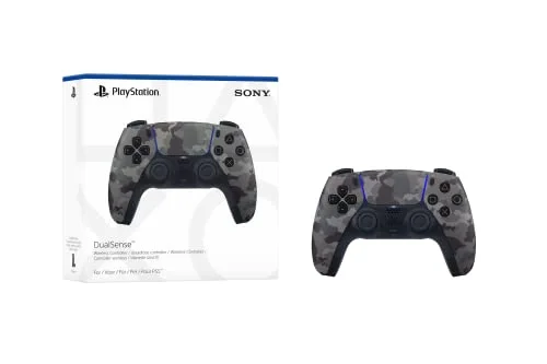 Manette Sony DualSense v3 Grey Camo RGB PS5 - vue 6