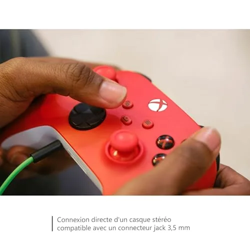 Microsoft Xbox Series X Controller Rouge - vue 9