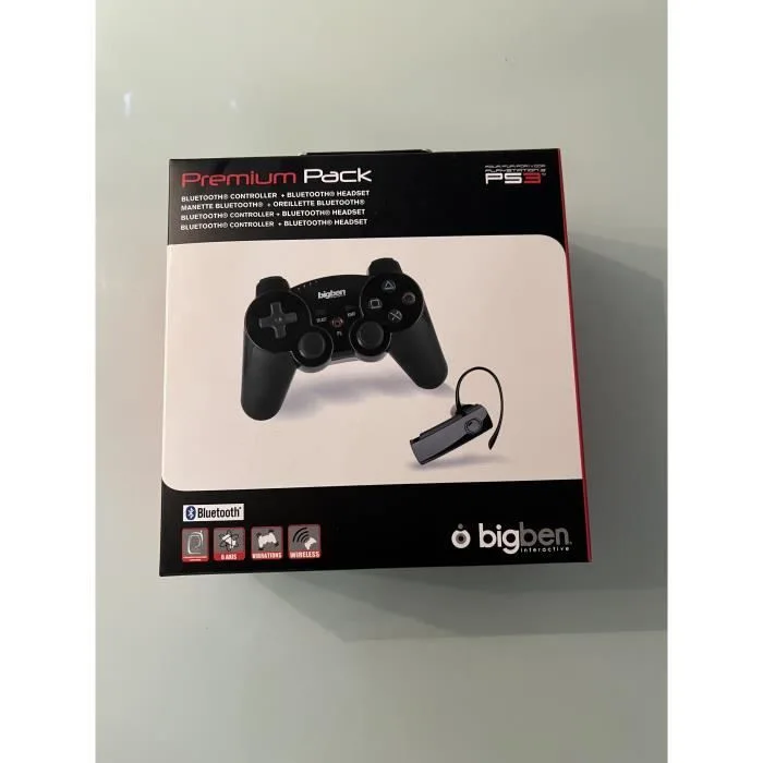 Bigben Pack d’accessoires PS3 sans fil Bluetooth