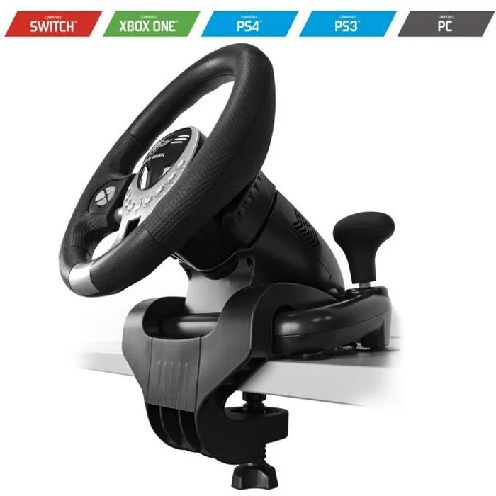 Spirit of Gamer Race Wheel Pro 2 volant + pédalier + levier