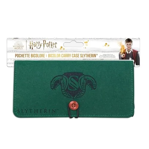 Trade Invaders Pochette Feutrine Harry Potter Serpentard Switch