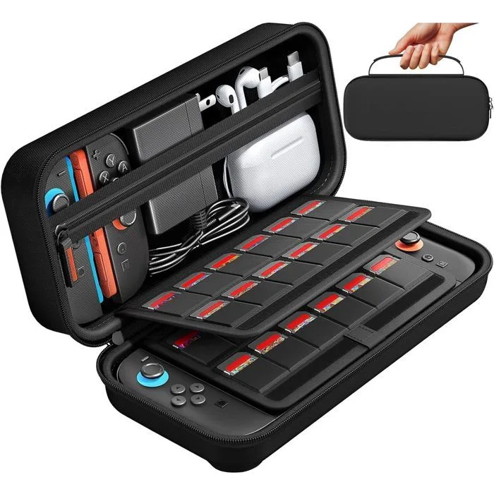YIKXIULF Étui rigide Nintendo Switch 2 24 emplacements
