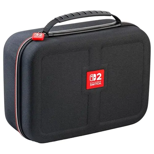 Sac de transport Nintendo Switch 2 - NINTENDO - Boîtier robuste - Protection - Multicolore - Noir - vue 2