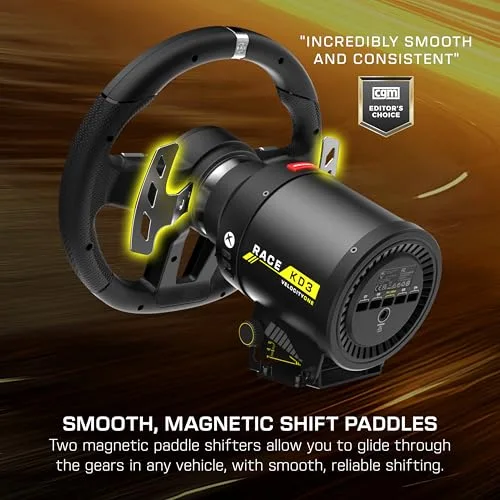 Volant de Course - TURTLE BEACH - VelocityOne Race KD3 - Retour de Force - Pédales en Aluminium - USB Type-C - vue 5