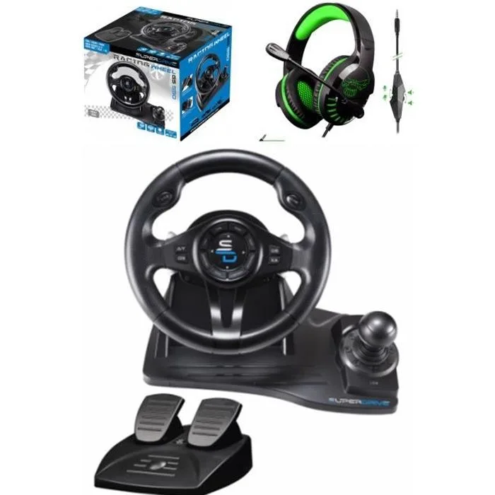 Subsonic Pro Race Pro GE 550 volant PC/PS4/Xbox Series