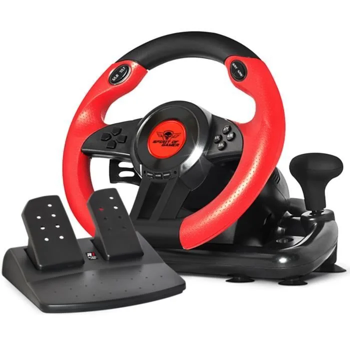 Spirit Of Gamer Race Wheel Pro Volant filaire 180° PC