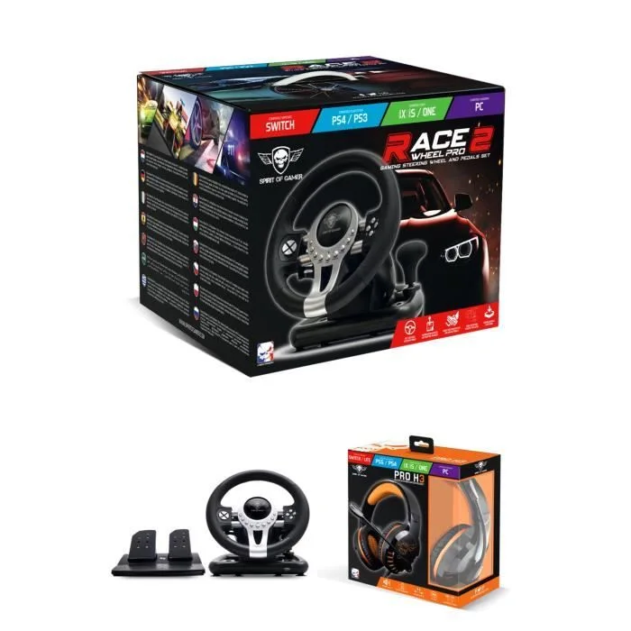Subsonic PRO Race Pro SV450 Volant et Pédalier Multi