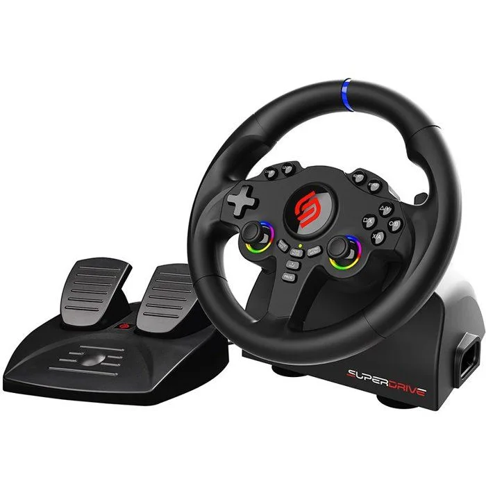 Subsonic 220 RS-5 Volant PS5 PC Double Joysticks LED