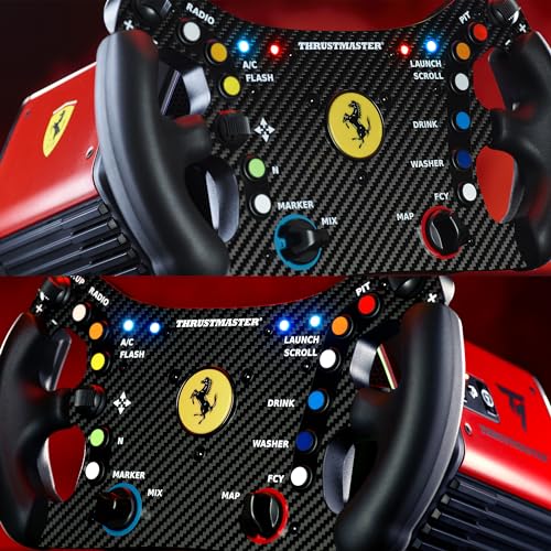 Volant - THRUSMASTER - Ferrari 488 GT3 Wheel Add-On - Noir et Rouge - vue 7