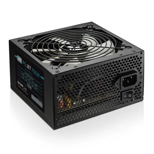 Alimentation 1Life PS:Jet 700W ATX Ventilateur 140mm 2x PCI-E 6x SATA - alimentation vue principale