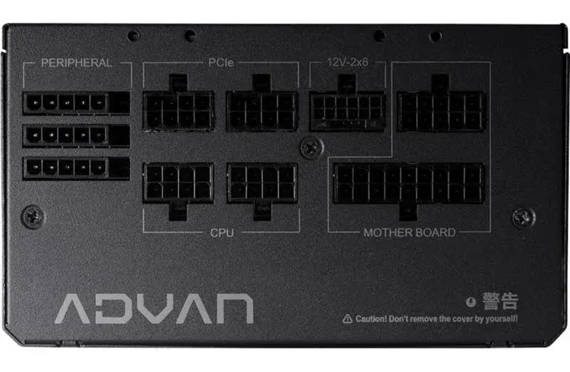 ADVAN GM unité d''alimentation d''énergie 20+4 pin ATX ATX Noir alimentation modulaire 1000 watt - alimentation vue principale