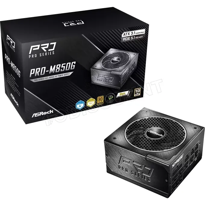 ASRock PRO-M850G 850W 80+ Gold ATX 3.1