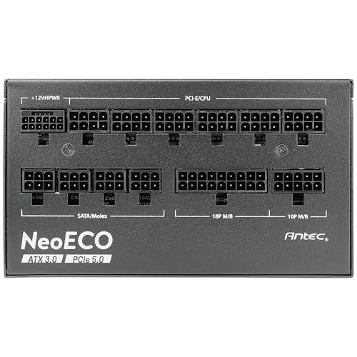 Antec Neo ECO Modular NE1000G M 1000W 80+ Gold modulaire noir - vue 3