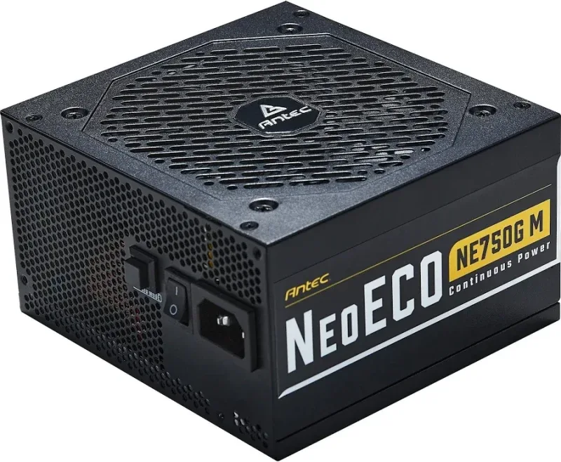 Antec Neo ECO Modular NE750G M EC unité d'alimentation d'énergie 750 W 20+4 pin ATX ATX Noir - alimentation vue principale