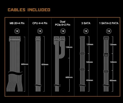 Asrock CL-550B 550W 80+ Bronze semi-modulaire, vue 3