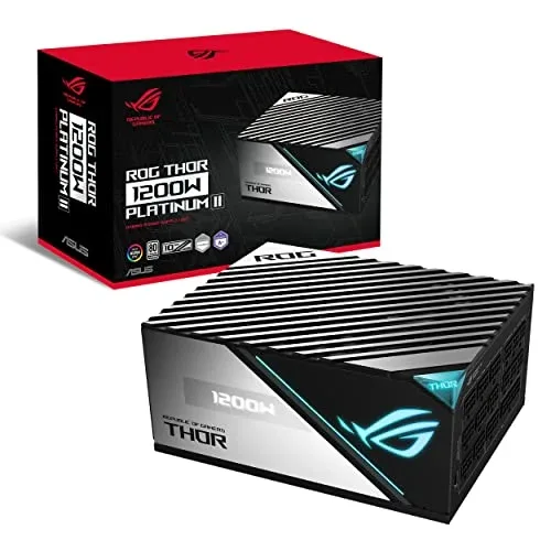 ASUS ROG Thor 1200P2 Gaming 1200W 80 Plus Platine Modulaire - alimentation vue principale
