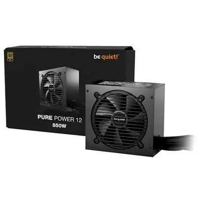 Alimentation PC non modulaire Be Quiet Pure Power 12 850W 80 PLUS Gold Noir - alimentation vue principale