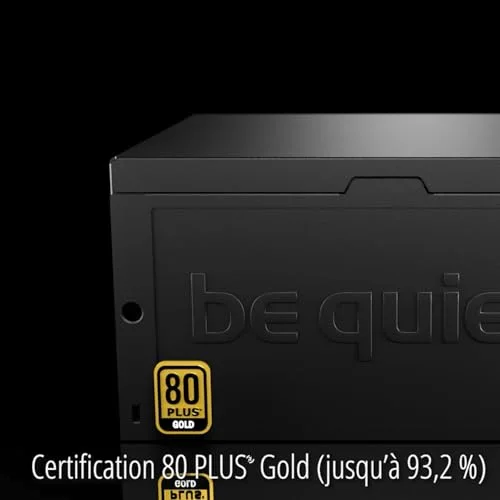 be quiet! Pure Power 12 M 750W 80+ Gold - vue 3