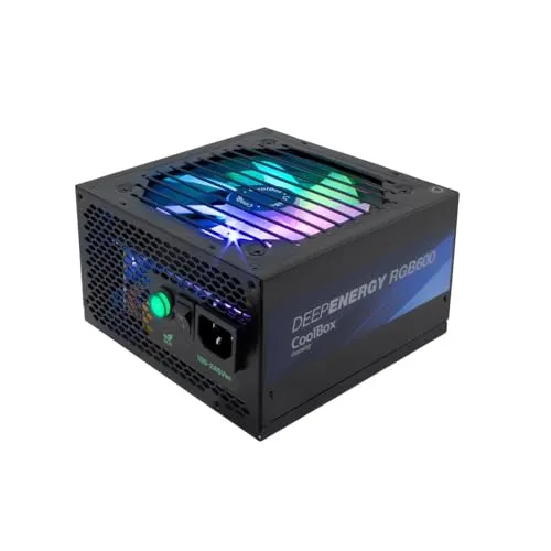 CoolBox DeepEnergy 600W 80 Plus Bronze Semi Modulaire - alimentation vue principale
