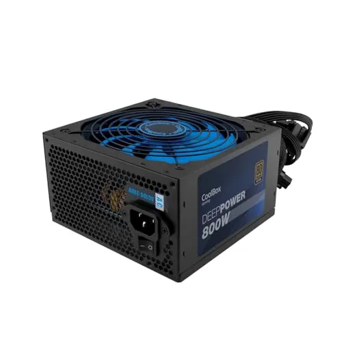 CoolBox DeepPower BR-800 800W 80 Plus Bronze - alimentation vue principale