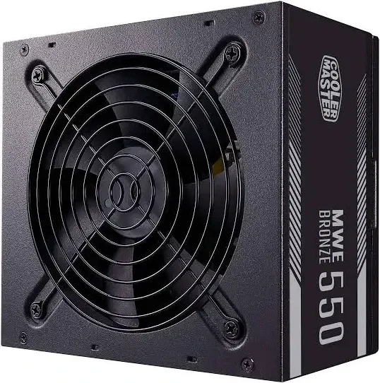 Cooler Master MWE 550 Bronze V2 550W 80 Plus Bronze - alimentation vue principale