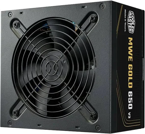 Alimentation PC non modulaire Cooler Master MWE V3 650W 80 PLUS Gold noir - alimentation vue principale