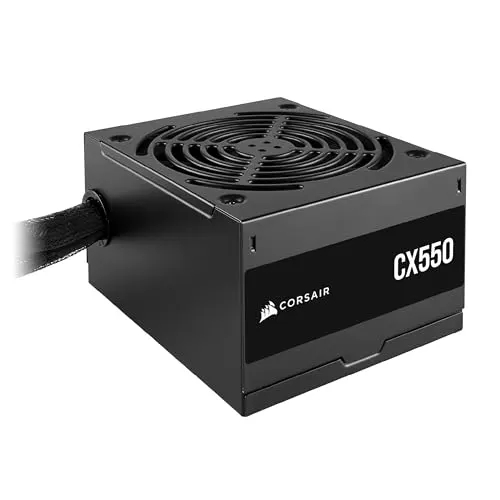 Alimentation PC non modulaire CORSAIR CX550 550W 80 PLUS Bronze noir - alimentation vue principale