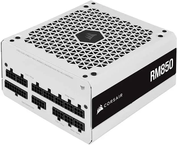 Corsair ATX 850W- RM850 80+ Gold Mod. White- CP-9020232-EU - alimentation vue principale