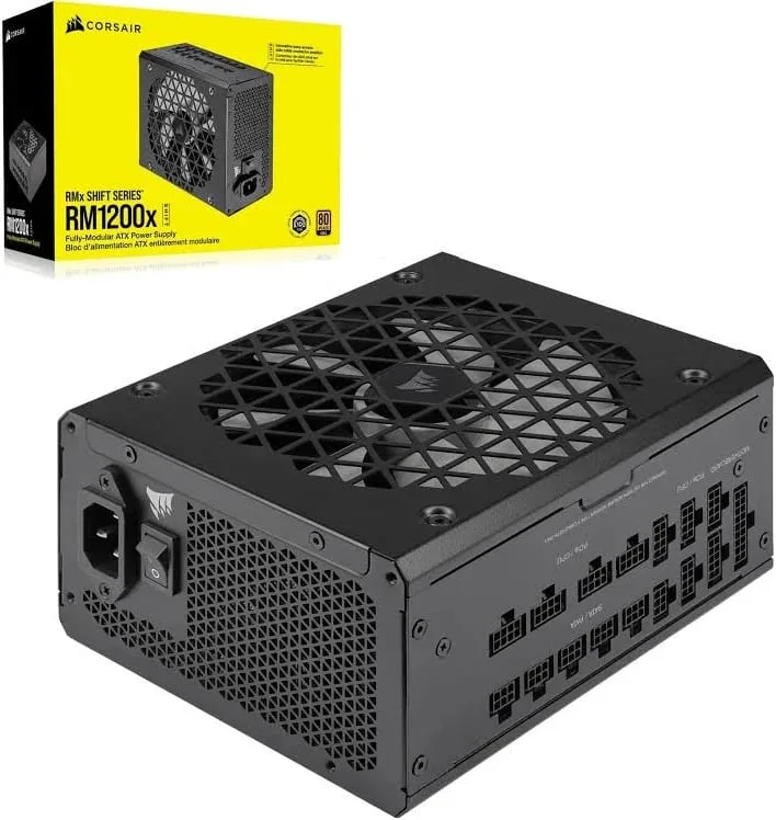 Corsair ATX 1200W - SHIFT 80+ Gold Mod. - CP-9020254-EU - alimentation vue principale