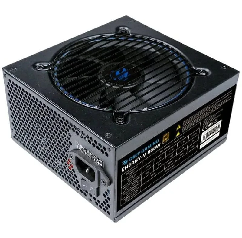Deep Gaming Energy-V 850 W PCIe 5.0 80 Plus Gold entièrement modulaire - alimentation vue principale
